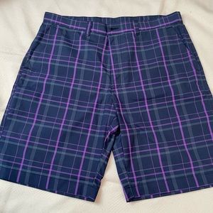 Callaway, Plaid Golf Shorts, Size 36